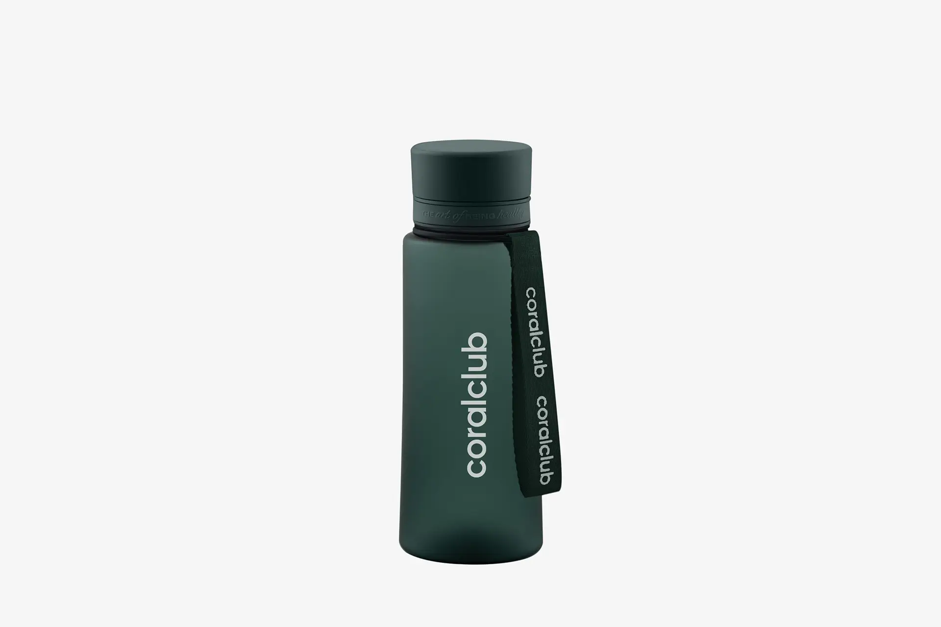 Trinkflasche coralclub, dunkelgrün